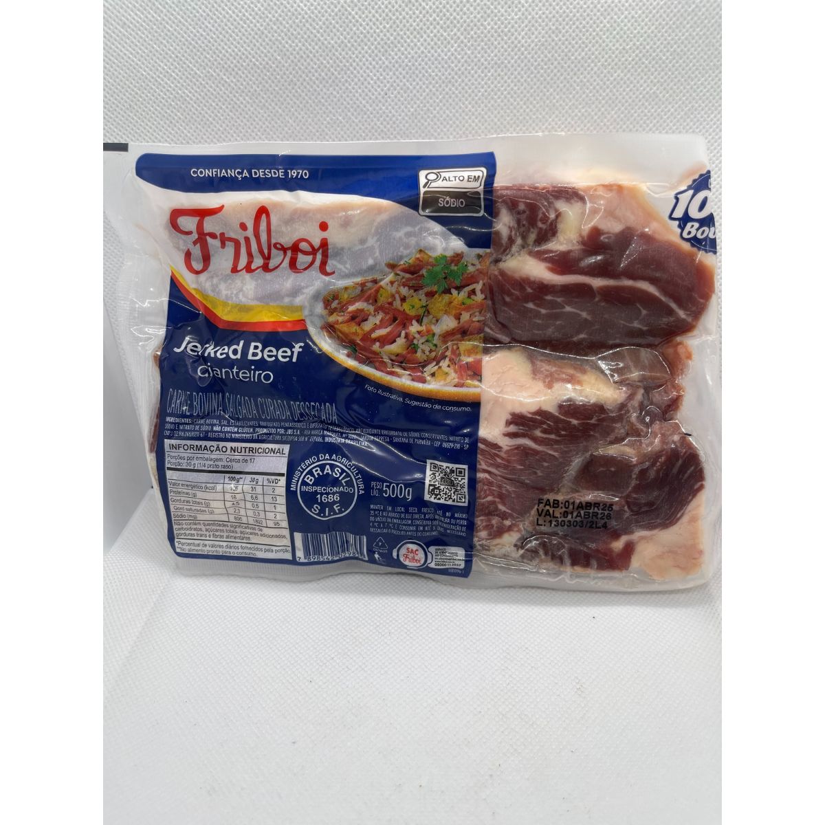 Carne Seca Friboi 500mg